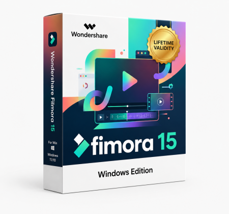 Caja del software Wondershare Filmora 15