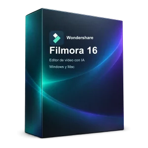 Caja de Wondershare Filmora 16 para Windows y Mac